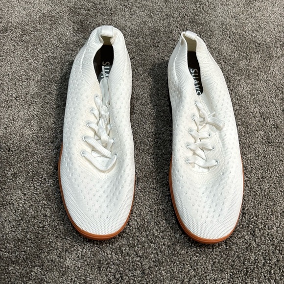 Suavs The Zilker Size 11 Men’s Size 13 Women’s White Sneaker Marshmallow Gum - Picture 2 of 4